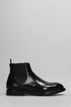 Premiata Leather Chelsea Boots In Black