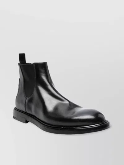 Premiata Ankle-length Boots With Elasticated Side Panels