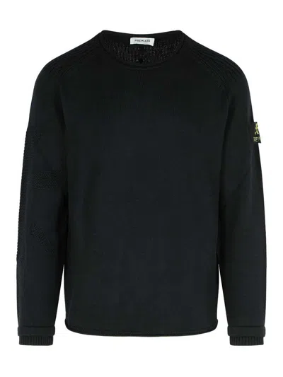 Premiata Award-winning Sweater With Logo Embroidery In Black