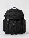 Premiata Versatile Backpack With Multiple Zippered Pockets In Black