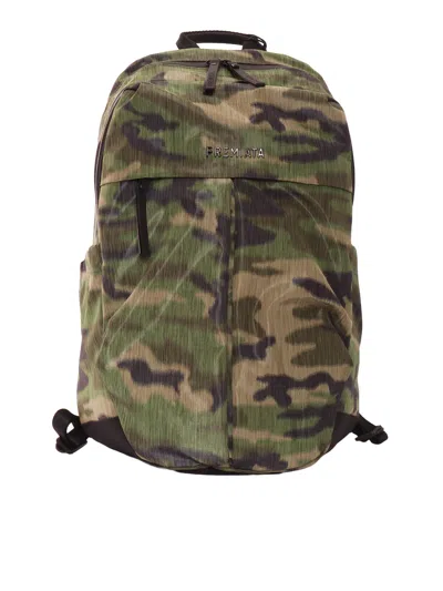 Premiata Backpack Wonder Camou In Green