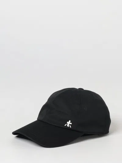 Premiata Ball Cotton Cap With Embroidered Logo In Black