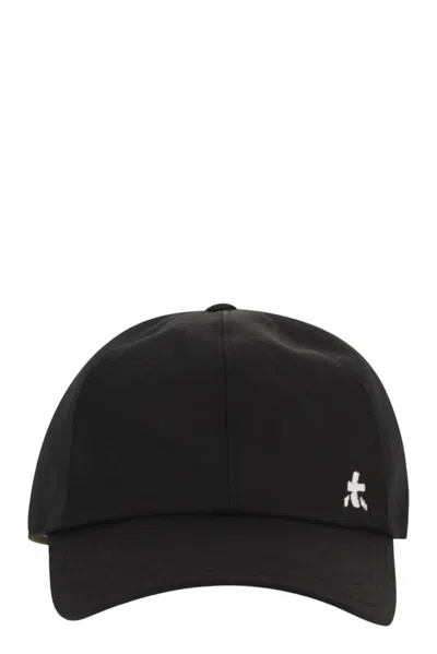 Premiata Baseball Cap With Embroidered Logo In Black