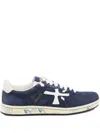 Premiata Basket Clay 7708 Suede Lace-up Sneakers In Blue