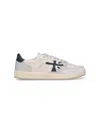 Premiata Low Top Sneakers With Contrast Heel Tab