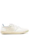 Premiata Bskt Clay Sneakers In Beige Leather In White
