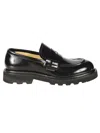 Premiata Royal Chunky Sole Loafer With Penny Strap In Black