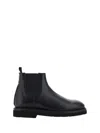 Premiata Pull-tab Leather Chelsea Boots