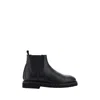 Premiata Pull-tab Leather Chelsea Boots In Black