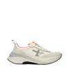 Premiata Beige Fabric Chunky Sneakers In Neutral