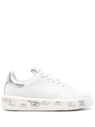 Premiata Beautiful Sneakers 6823 In White