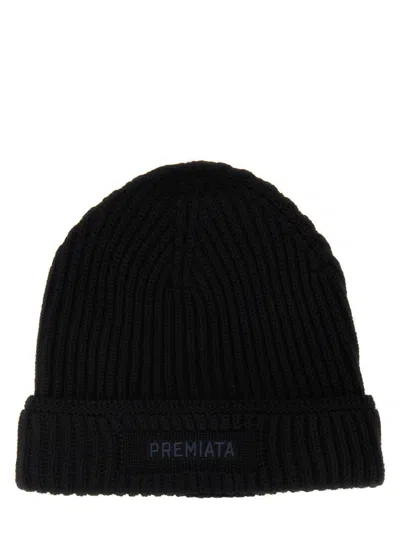 Premiata Berretto In Lana Con Logo In Black