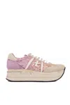 Premiata Beth Platform Sneakers In Rosa