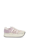 Premiata Beth Platform Sneakers In Nude & Neutrals