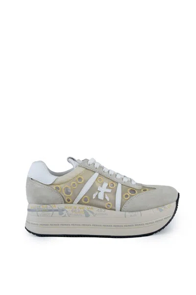 Premiata Beth 7382 Trainers In Beige