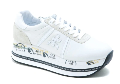 Premiata Beth Sneakers In Bianco
