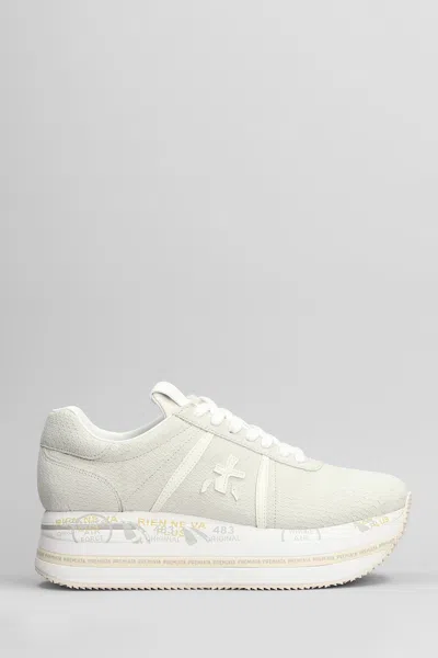 Premiata Beth Sneakers In White Leather