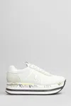 Premiata Beth Leather Sneakers In White