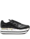 Premiata Beth Black Sneakers In Multi