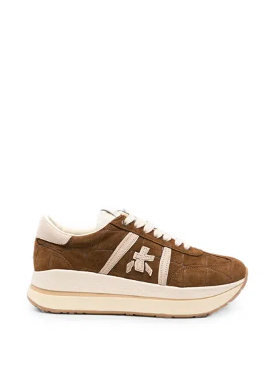 Premiata Bethcoin Logo-patch Sneakers In Multi