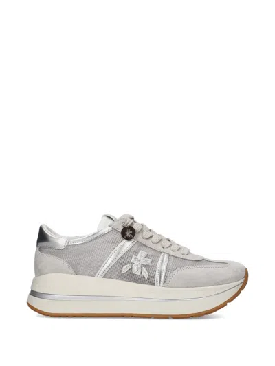Premiata Bethcoin Panelled Platform Sneakers In Neutral