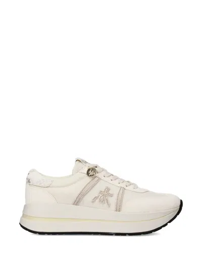 Premiata Bonnied Lace-up Sneakers In Neutral