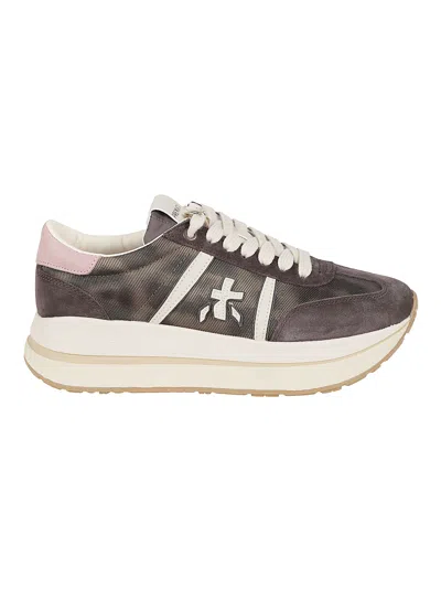 Premiata Bethcoin Suede Mesh Sneakers In Multi