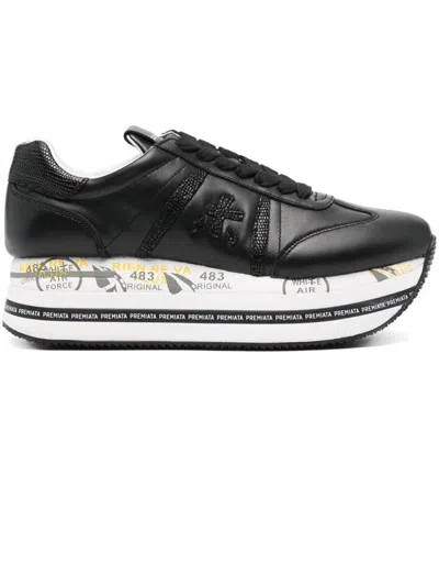 PREMIATA BLACK BETH SNEAKERS