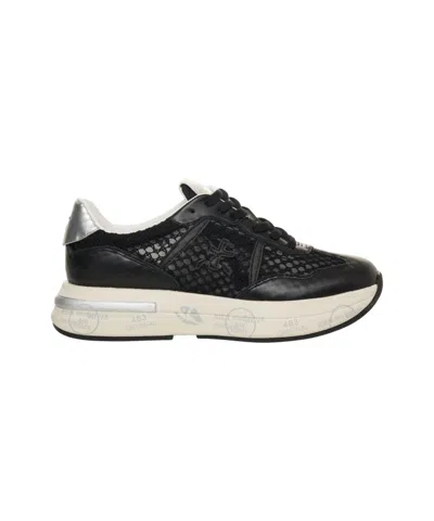 PREMIATA PREMIATA BLACK 'CASSIE' SNEAKERS