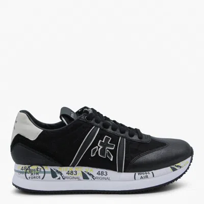 PREMIATA BLACK CONNY SNEAKERS