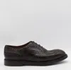 Premiata Black Lace Up Shoes In Chestnut Lav.