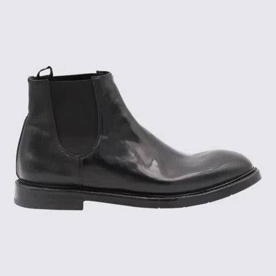 Premiata Black Leather Boots
