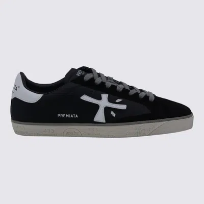 PREMIATA BLACK LEATHER STEVEN SNEAKERS