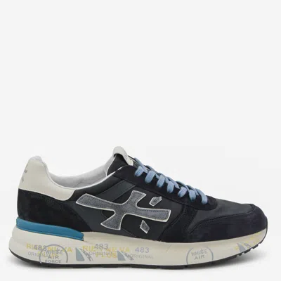 PREMIATA BLACK LEATHER STEVEND SNEAKERS