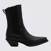 Premiata Black Leather Texas Chite Boots