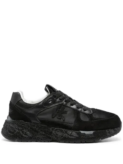 Premiata Black Logo Sneakers