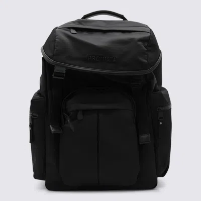 Premiata Black Nylon Booker Backpack