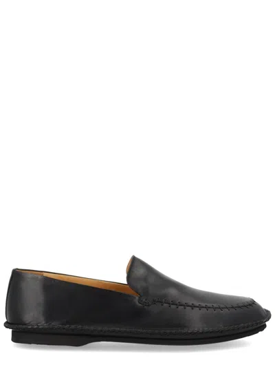Premiata Black Leather Loafers
