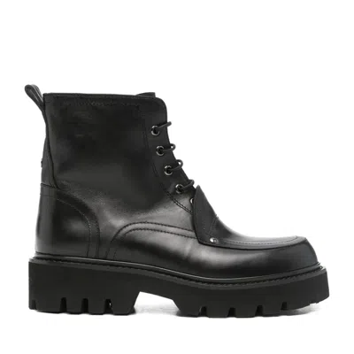 Premiata Black Sheep Leather Lace-up Boots