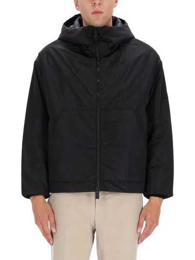 Premiata Black Solid Hood Jacket