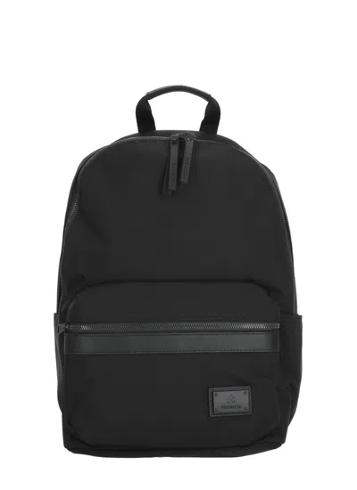 Premiata Blade 2140 Backpack With Embossed Logo And Multiple Compartments In Black
