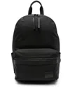Premiata Nylon Backpack Adjustable Straps Front Pocket Top Handle In Black