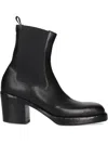 Premiata Block-heel Chelsea Boots In Black