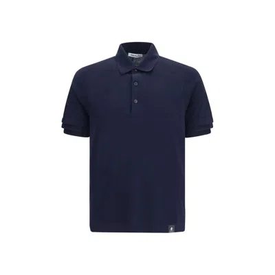 Premiata Short-sleeve Polo Shirt In Blue