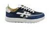 Premiata Blue Low-top Shoes With Resilient Design In Blue