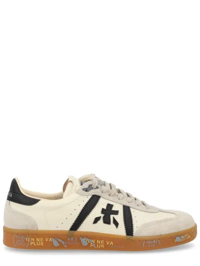 Premiata Bonnie 8123 Suede Appliqued Sneakers In Multi