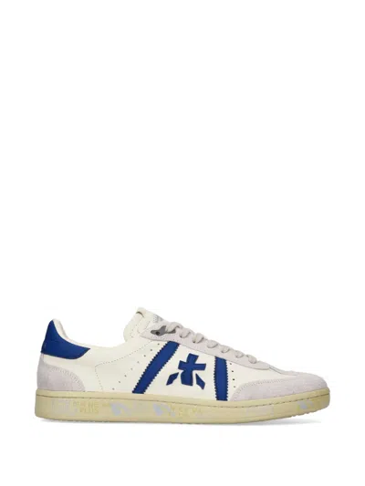 Premiata Bonnie Logo-patch Sneakers In Gray