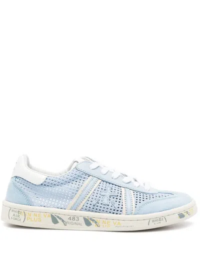 Premiata Bonnie Panelled Sneakers In Blue