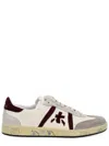Premiata Sneakers With Contrast Heel Tab And Rubber Sole In Multi