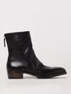 Premiata Heeled Leather Ankle Boots With Round Toe In Black